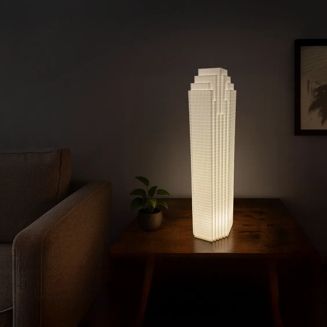 Dallas Bank of America Plaza Lamp