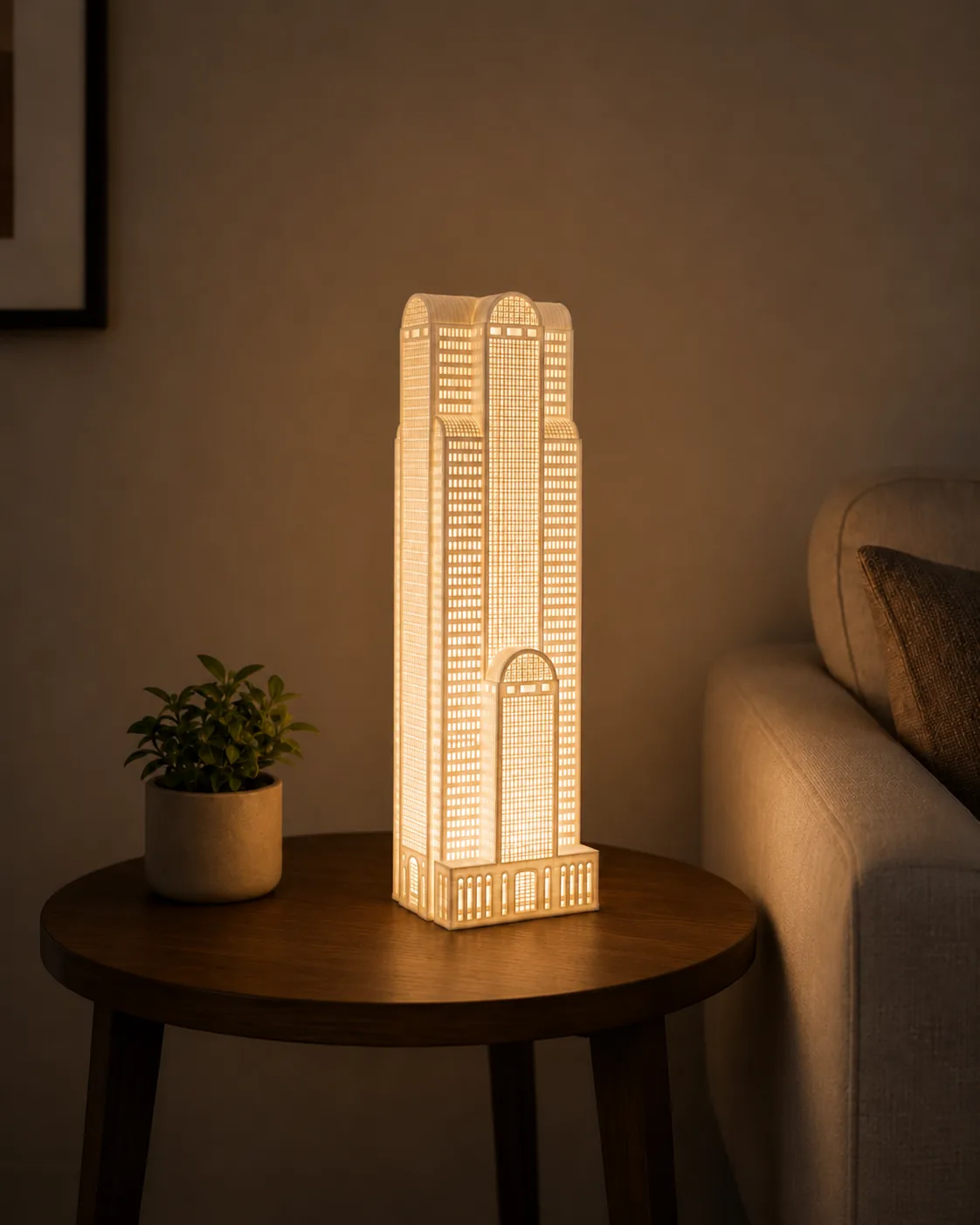 Comerica Bank Tower Lamp