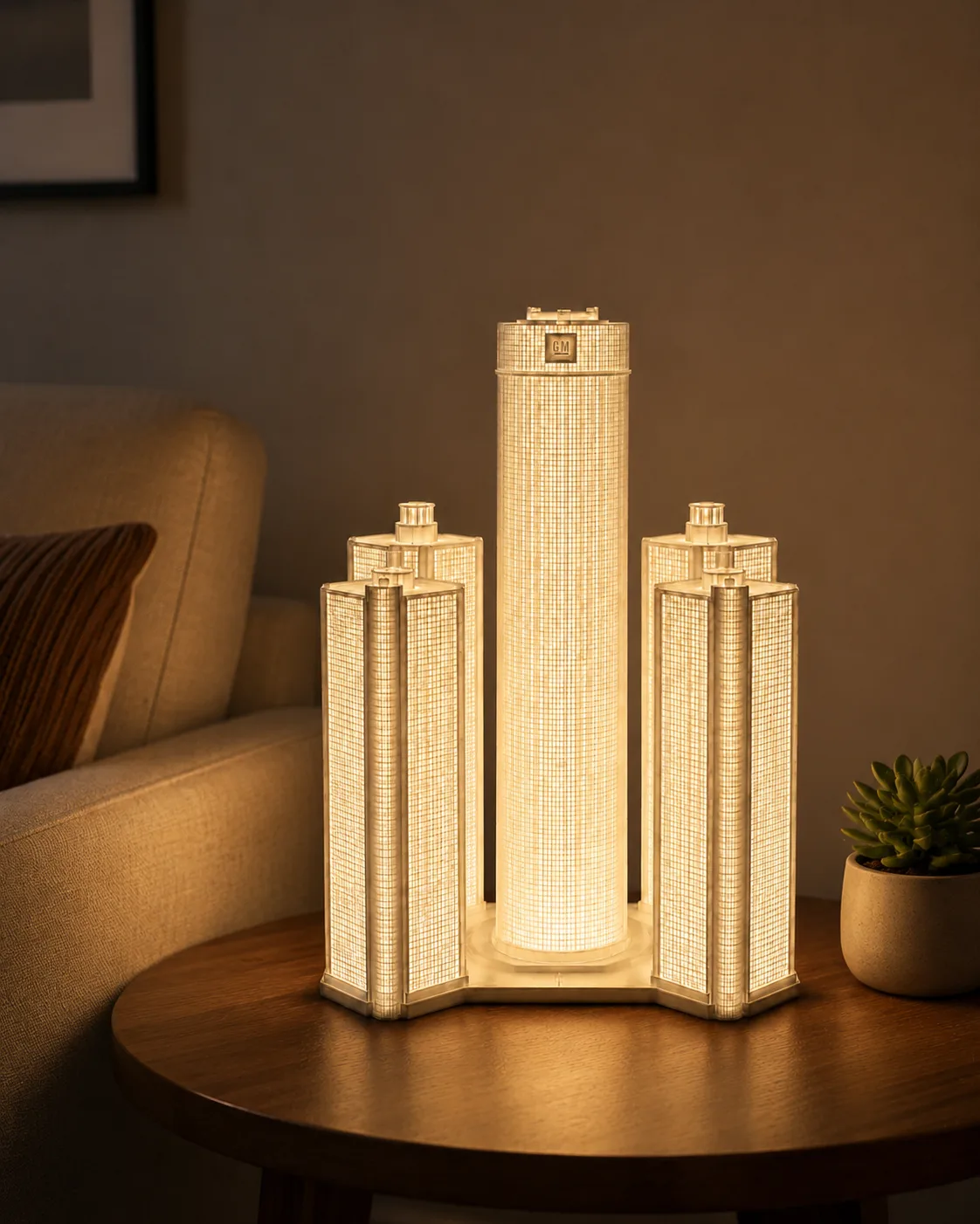 Renaissance Center Lamp