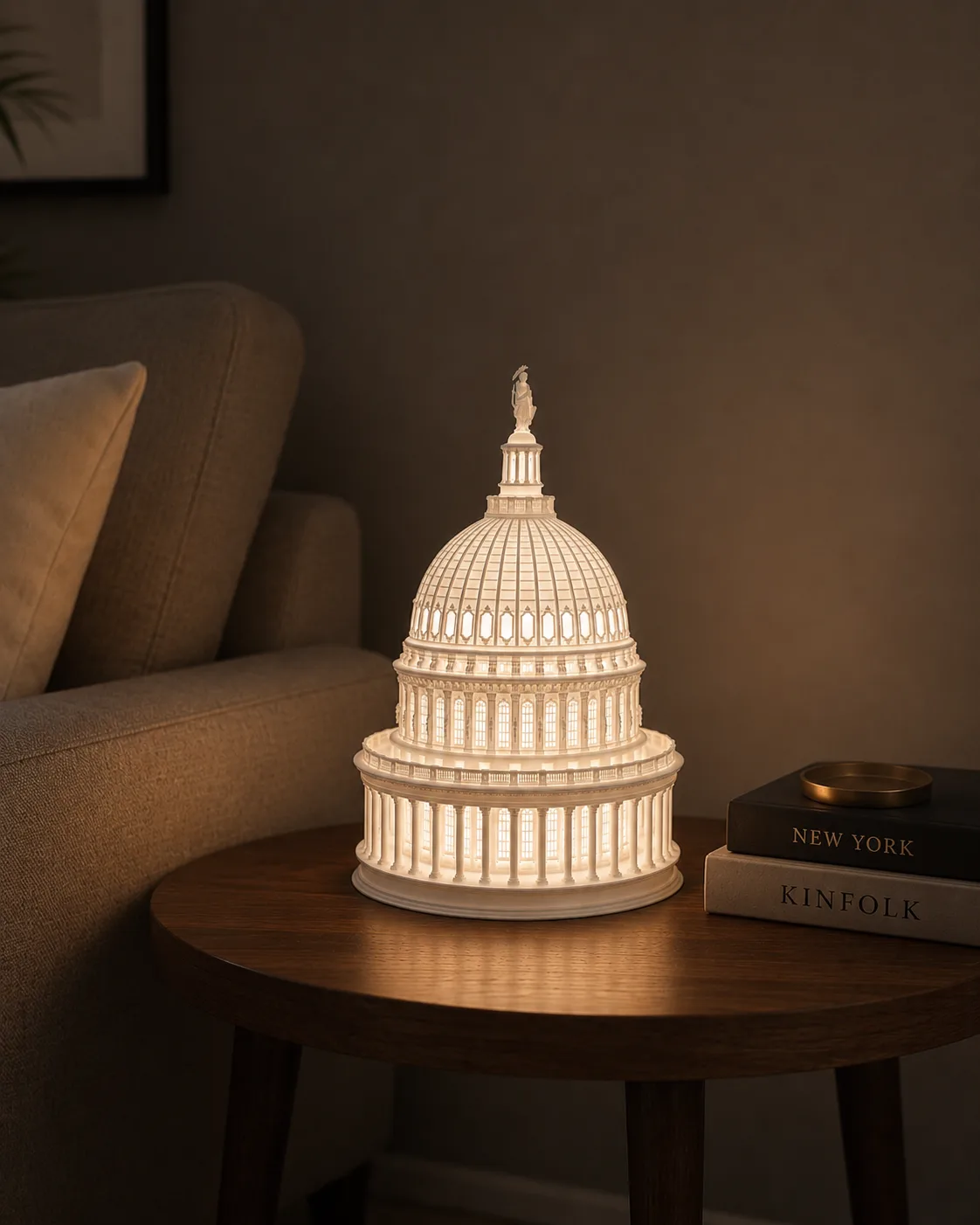 US Capitol Building Lamp